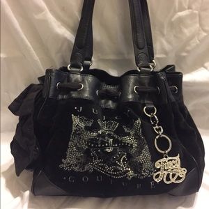 Velvet & Leather Juicy Couture Purse